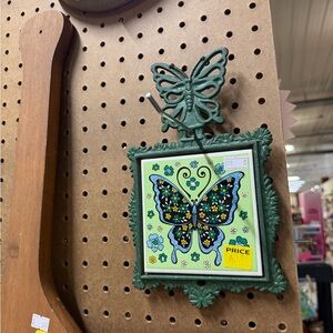Green Butterfly Wall Art